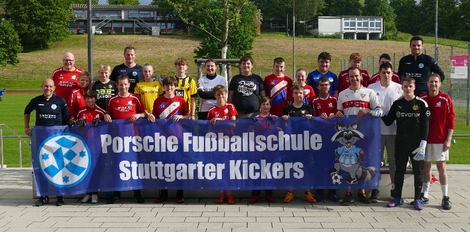 Trainingseinheit mit Trainern der Stuttgarter Kickers